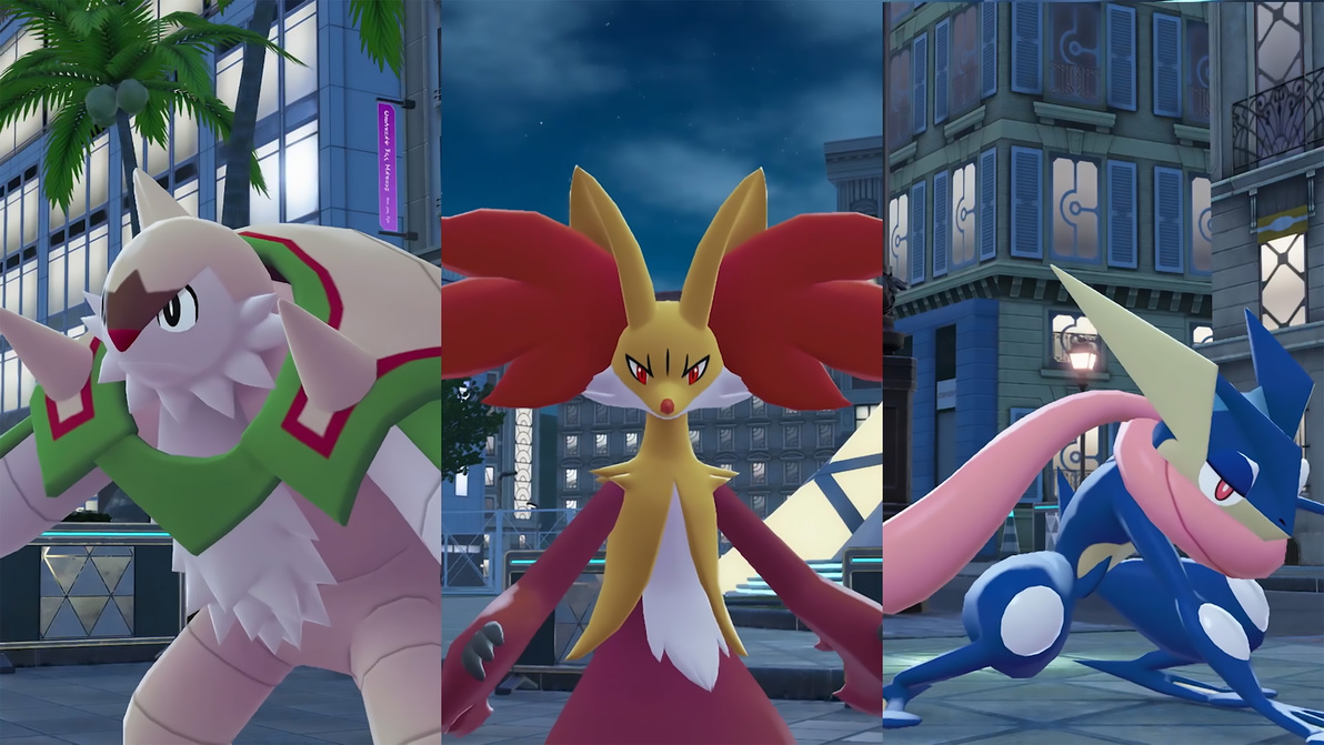Mega Chesnaught, Mega Delphox, and Mega Greninja Have Been Discovered