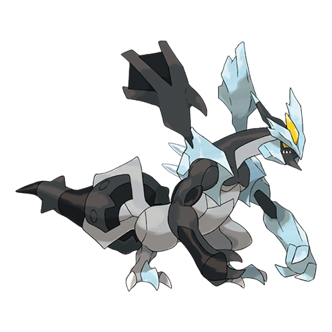 Kyurem-black - Dragon/Ice type Pokémon #10022, official artwork