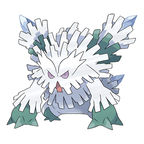 Abomasnow-mega - Grass/Ice type Pokémon #10060, official artwork