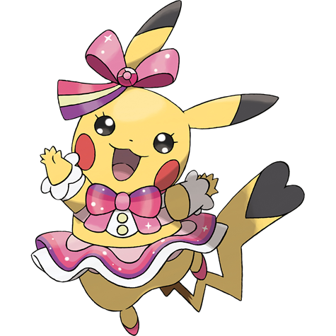 Pikachu-pop-star - Electric type Pokémon #10082, official artwork
