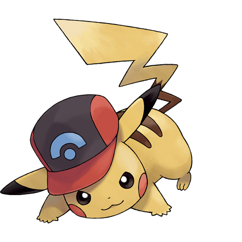 Pikachu-sinnoh-cap - Electric type Pokémon #10096, official artwork