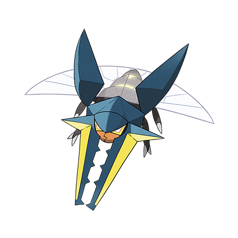Vikavolt-totem - Bug/Electric type Pokémon #10122, official artwork