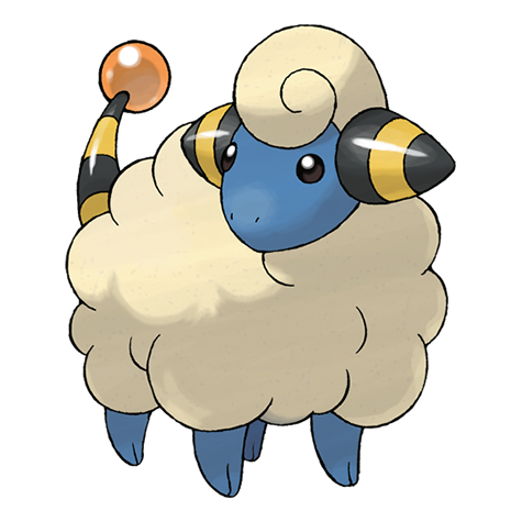 Mareep - Electric type Pokémon #179, official artwork