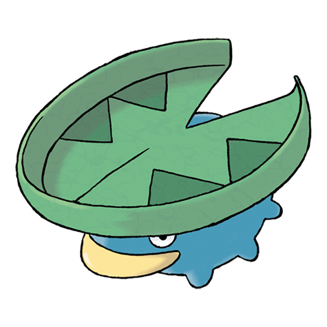Lotad - Water/Grass type Pokémon #270, official artwork