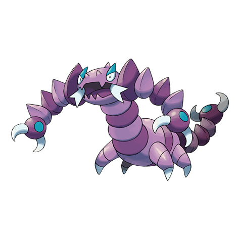 Drapion - Poison/Dark type Pokémon #452, official artwork