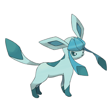 Glaceon - Ice type Pokémon #471, official artwork