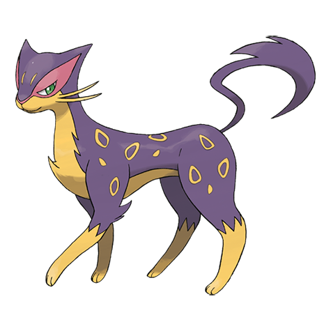 Liepard - Dark type Pokémon #510, official artwork