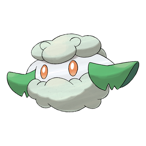 Cottonee - Grass/Fairy type Pokémon #546, official artwork