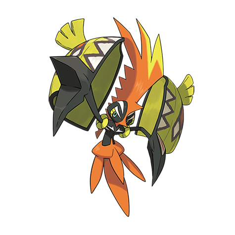 Tapu-koko - Electric/Fairy type Pokémon #785, official artwork