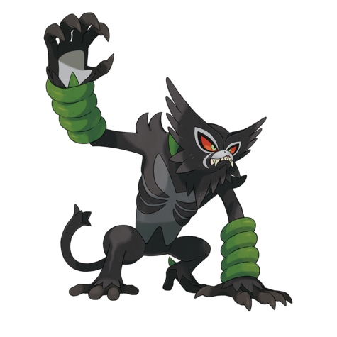 Zarude - Dark/Grass type Pokémon #893, official artwork