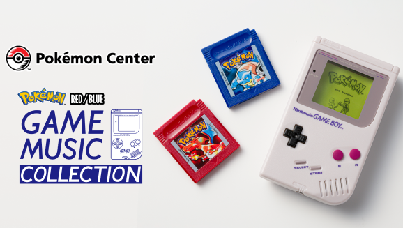 Pokemon Center Launches the Pokemon Red & Blue Game Music Collection: Game Boy Jukebox