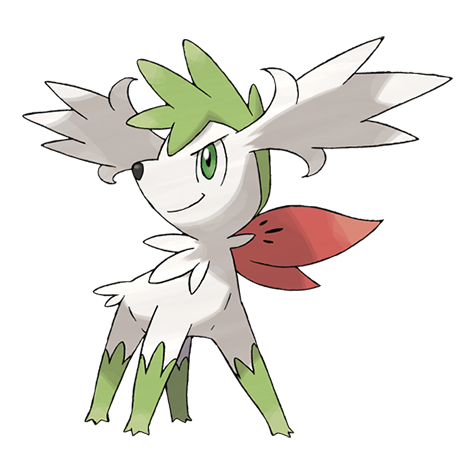 Shaymin-sky - Grass/Flying type Pokémon #10006, official artwork
