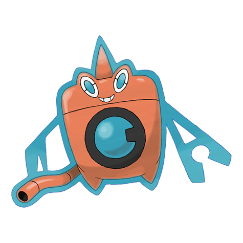 Rotom-wash - Electric/Water type Pokémon #10009, official artwork
