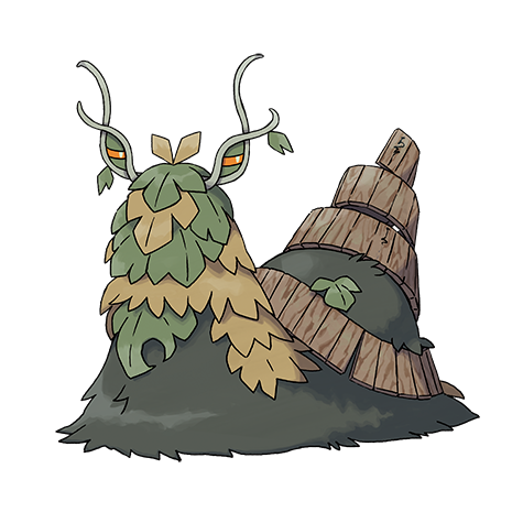 Wo-chien - Dark/Grass type Pokémon #1001, official artwork