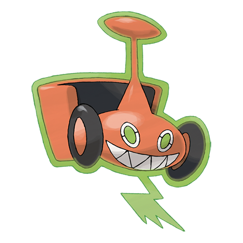 Rotom-mow - Electric/Grass type Pokémon #10012, official artwork