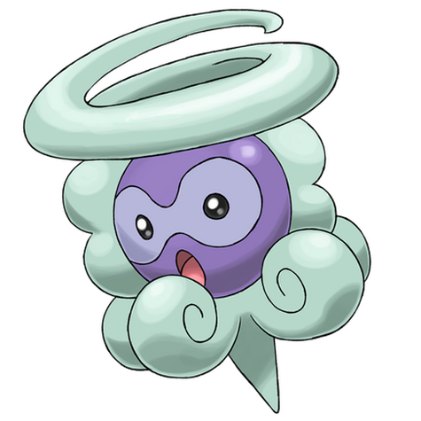 Castform-snowy - Ice type Pokémon #10015, official artwork