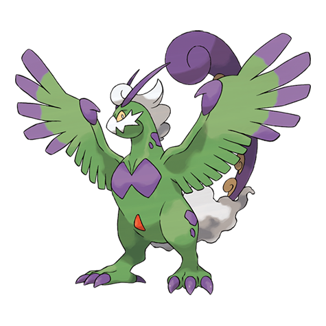 Tornadus-therian - Flying type Pokémon #10019, official artwork
