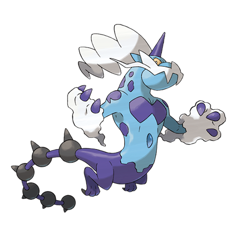 Thundurus-therian - Electric/Flying type Pokémon #10020, official artwork