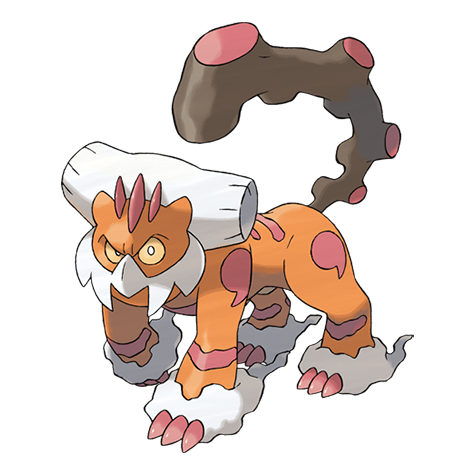 Landorus-therian - ground/flying type Pokémon #10021, official artwork from Pokédex