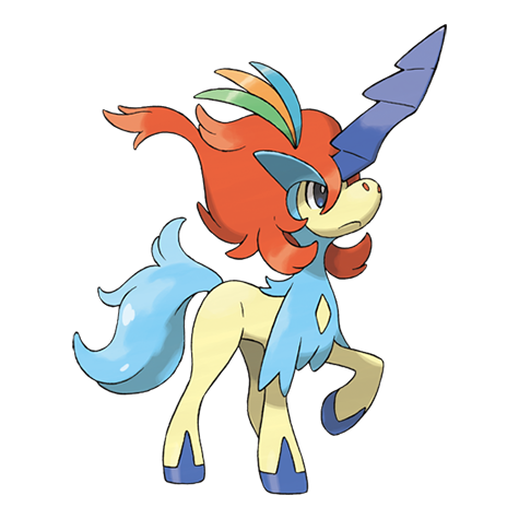 Keldeo-resolute - Water/Fighting type Pokémon #10024, official artwork