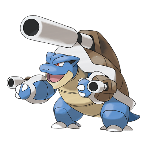 Blastoise-mega - Water type Pokémon #10036, official artwork