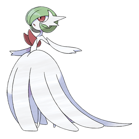 Gardevoir-mega - psychic/fairy type Pokémon #10051