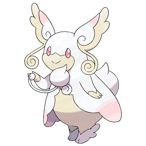 Audino-mega - normal/fairy type Pokémon #10069, official artwork from Pokédex