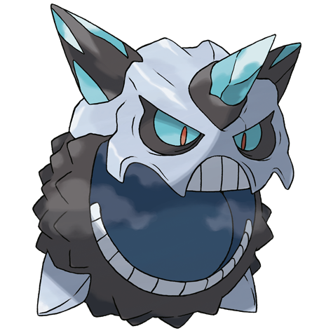 Glalie-mega - Ice type Pokémon #10074, official artwork