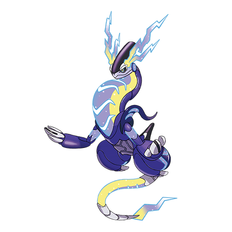 Miraidon - Electric/Dragon type Pokémon #1008, official artwork