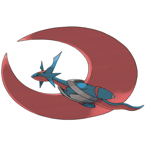 Salamence-mega - dragon/flying type Pokémon #10089