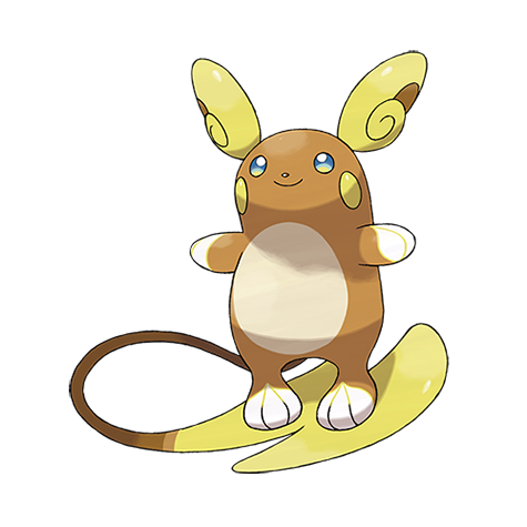 Raichu-alola - electric/psychic type Pokémon #10100