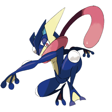 Greninja-battle-bond - Water/Dark type Pokémon #10116, official artwork
