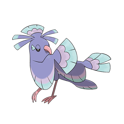 Oricorio-sensu - Ghost/Flying type Pokémon #10125, official artwork