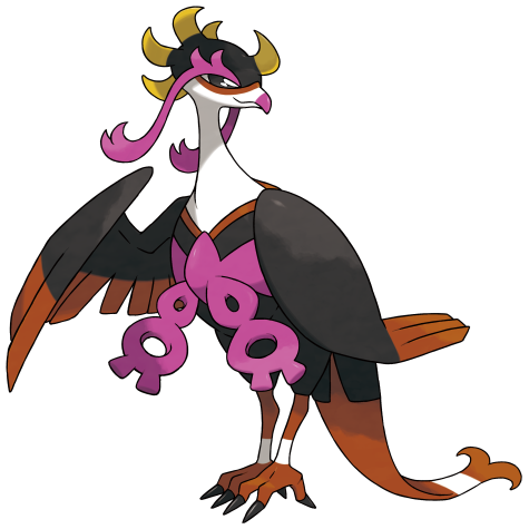 Fezandipiti - Poison/Fairy type Pokémon #1016, official artwork