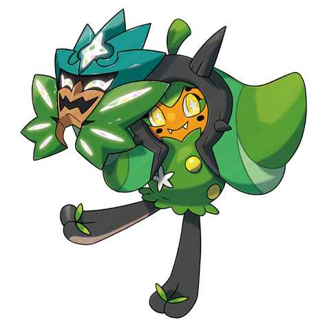 Ogerpon - Grass type Pokémon #1017, official artwork