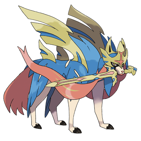 Zacian-crowned - fairy/steel type Pokémon #10188