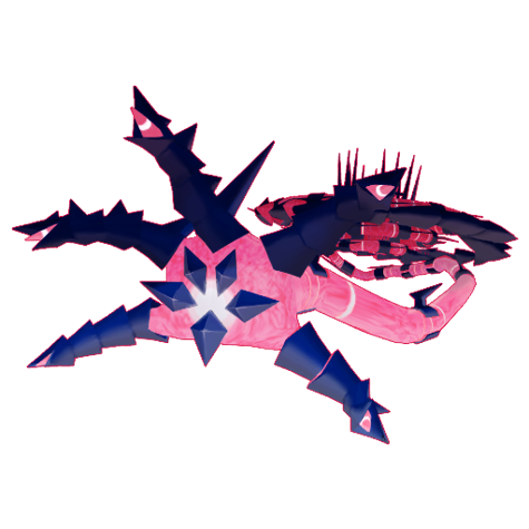 Eternatus-eternamax - Poison/Dragon type Pokémon #10190, official artwork