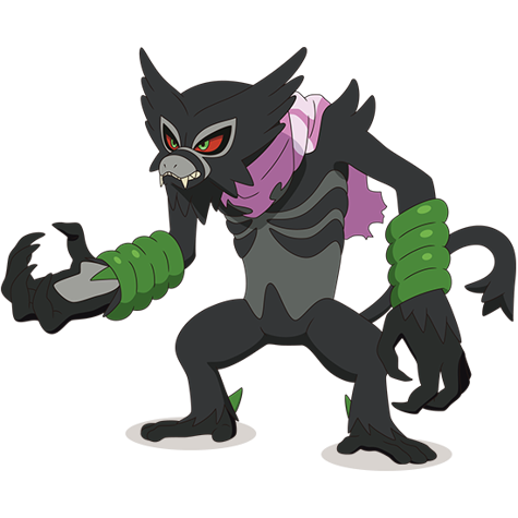 Zarude-dada - Dark/Grass type Pokémon #10192, official artwork