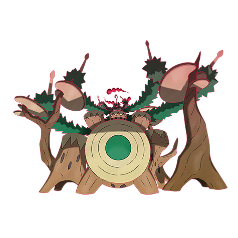 Rillaboom-gmax - Grass type Pokémon #10209, official artwork