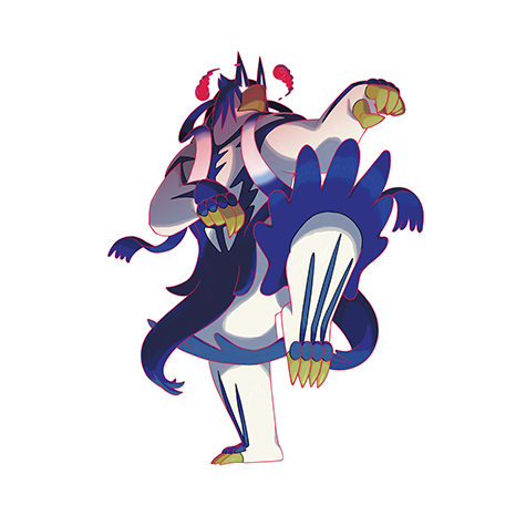 Urshifu-rapid-strike-gmax - fighting/water type Pokémon #10227