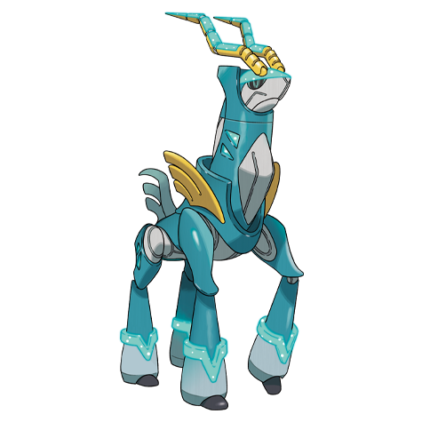 Iron-crown - steel/psychic type Pokémon #1023