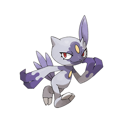 Sneasel-hisui - Fighting/Poison type Pokémon #10235, official artwork