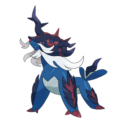 Samurott-hisui - Water/Dark type Pokémon #10236, official artwork
