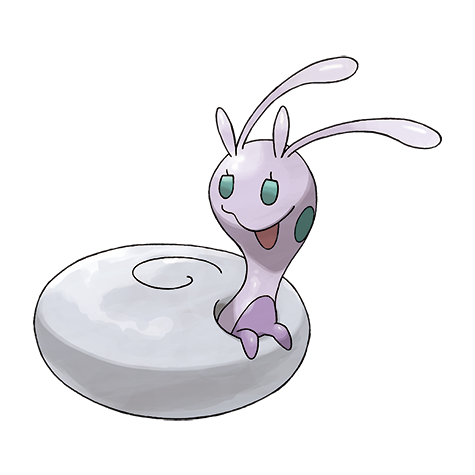 Sliggoo-hisui - steel/dragon type Pokémon #10241, official artwork from Pokédex