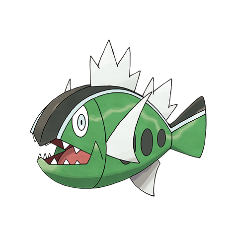 Basculin-white-striped - Water type Pokémon #10247, official artwork