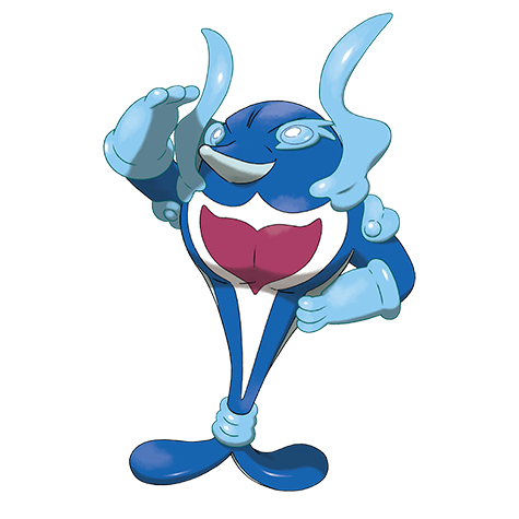 Palafin-hero - Water type Pokémon #10256, official artwork