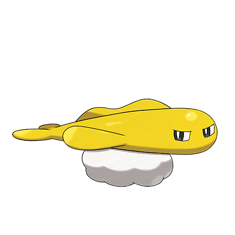 Tatsugiri-stretchy - Dragon/Water type Pokémon #10259, official artwork