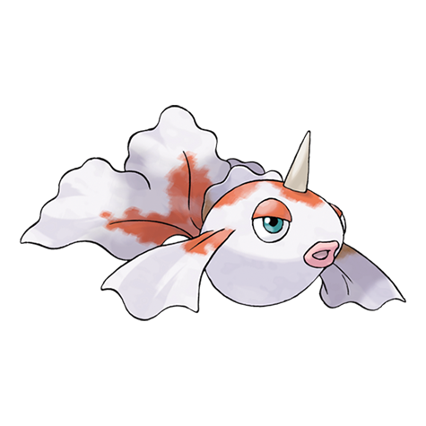 Goldeen - Water type Pokémon #118, official artwork