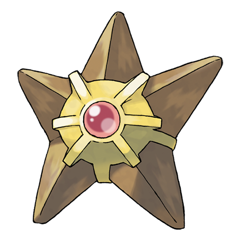 Staryu - Water type Pokémon #120, official artwork