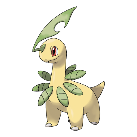 Bayleef - Grass type Pokémon #153, official artwork